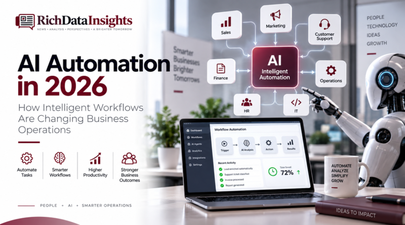 AI automation in 2026 and intelligent workflows for business operations