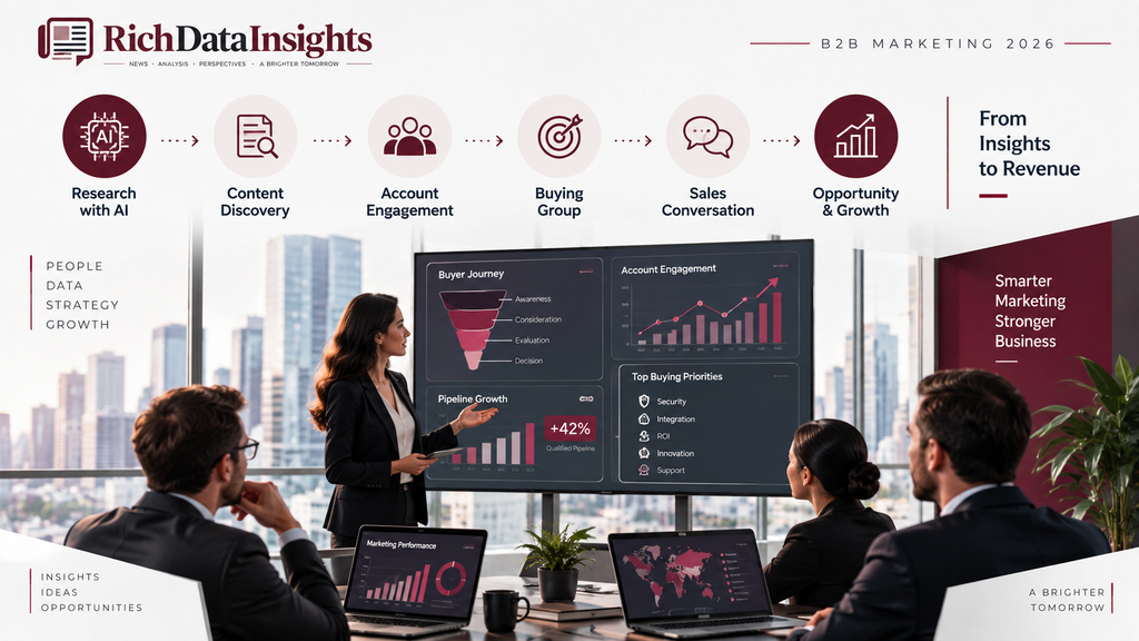 B2B marketing buyer journey powered by AI and data